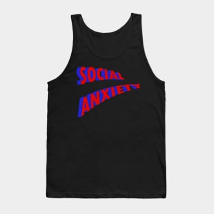 Social anxiety Powa Tank Top